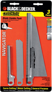 BLACK+DECKER Replacement Blade Set for Electric Hand Saw Navigator Models 3 PC