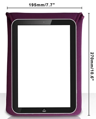 Funda de neopreno para tablet Lenovo M10 púrpura bebé Foto 1 de 4