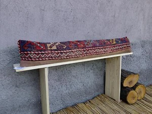 LONG BOLSTER PILLOW TURKISH RUG PILLOW LONG BED PILLOW LONG LUMBAR PILLOW DECOR - Picture 1 of 12