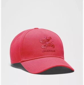Lululemon x Disney CLASSIC Structured BaseBALL CAP Pink Mickey S/M Brand New - Picture 1 of 3