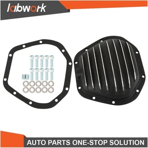 Labwork Rear Aluminum Differential Cover w/Gasket Drain Plug for D60 10-Bolt - Picture 1 of 10