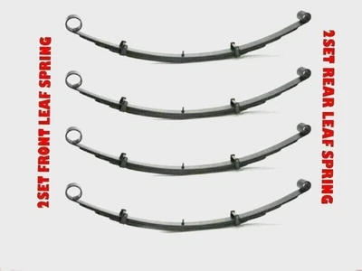 Para Suzuki Samurai Gypsy Delantero y Trasero Ballesta Hojas Set - Imagen 1 de 4