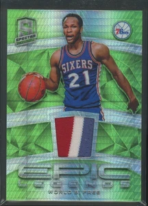 2018-19 Panini Spectra World B. Free #EL-WBF Game Worn Jersey Patch /25 76ers - Bild 1 von 2