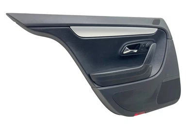 2009-2012 Volkswagen Passat CC Rear Left LH Door Interior Trim Panel Black OEM Foto 1 de 4
