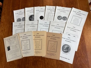 15 THE COIN COLLECTOR'S JOURNAL CATALOGS FROM 1940 TO 1946 ERA VG/EX CONDITION - Picture 1 of 10