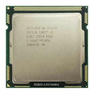 Intel Core i5-670 CPU Dual-Core 3.46GHz / 4MB LGA1156 SLBLT Processor - Picture 1 of 1