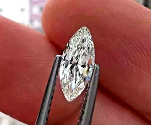 4 Ct CVD Lab-Grown Diamond Marquise D Color IF Grade 16x08 mm Certified Gem 5DOG - Picture 1 of 3