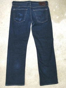 AG ADRIANO GOLDSCHMIED Protege Straight Jeans Men Size 33 X 28 Dark Blue+Stretch - Picture 1 of 9