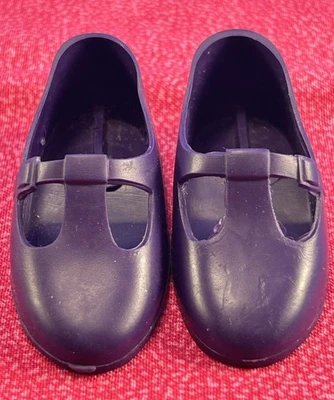 Ideal Crissy Family Dolls PÚRPURA CORREA EN T HEBILLA ZAPATOS SE ADAPTA Terciopelo, Mia ¡BONITO!(#1) Foto 1 de 4