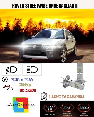 💕 KIT FULL LED ROVER STREETWISE H7 6000K BIANCO ANABBAGLIANTI 💕 - Imagen 1 de 4