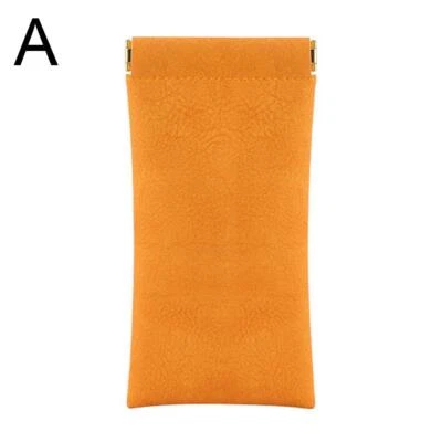 Gafas de sol a presión con boca Estuche de cuero para gafas Bolsa suave Prof D9F3 Foto 1 de 4