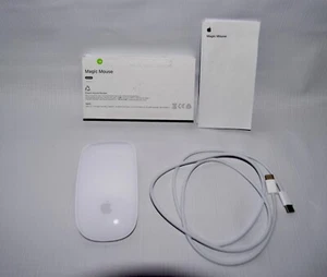 Apple Magic Mouse Model A3204 Wireless Bluetooth, Rechargeable-Works - Picture 1 of 6