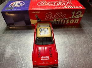 BOBBY ALLISON AUTOGRAPHED NASCAR DIECAST #12 COCA COLA 1974 MALIBU 1/24 ACTION - Picture 1 of 2