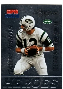 2015 Panini Prestige #2 Joe Namath Super Bowl III Heroes Foil New York Jets Hof - Bild 1 von 1