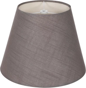 Small Lamp Shade Barrel Fabric Lampshade for Table Lamp and Floor Light (Grey) - Picture 1 of 12