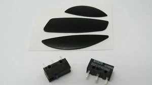 1x Ersatz-Füße + 2x Omrom Schalter R & L 50M-Klick für Logitech MX Performance - Bild 1 von 4