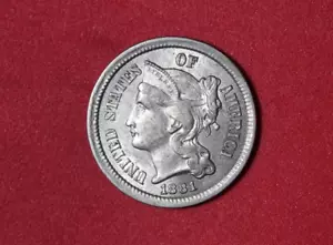 1881- III Three cent nickel -#P27085 - Picture 1 of 2