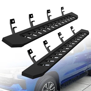 Fit 20-26 Chevy Silverado 2500HD 3500HD Crew Cab Black Running Board Side Step - Picture 1 of 8