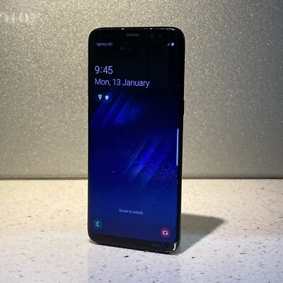 Samsung Galaxy S8 - 64GB - Midnight Black (Unlocked) SM-G950F /DO - Image 1 of 4