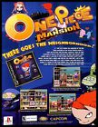 2001 One Piece Mansion Retro Video Game PRINT AD PS1 PSX Promo Art