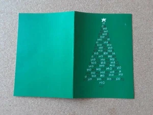 Handmade Christmas card, Set of 6, Green--STYLE #1  - Picture 1 of 1
