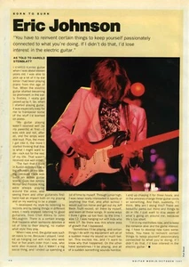 1992 Eric Johnson Guitarist Melody Truth Great PRINT ARTICLE Gift for Fan (3194) - Picture 1 of 1