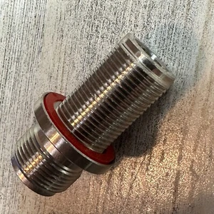 N Female to N Female Bulkhead Adapter - Picture 1 of 6