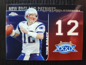 2006 Topps Chrome Tom Brady Dynasties Tribute #DYNC-TB2 Patriots - Bild 1 von 2