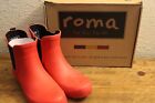 Roma Chelsea Matte Red size 9 ladies rain boots NEW