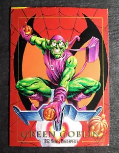 1992 Marvel Masterpieces "Green Goblin #36 Rare Misprint/Miscut Error Card" - Picture 1 of 4