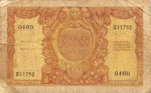 Italy 100 Lire 24.12.1951 Series 0460 Circulated Banknote PMG6 - Picture 1 of 2