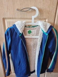 Boden Boys Blue Hooded Coat Sizes 8-9 - Picture 1 of 1