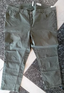 Caprijeans von Maxi Blue,Gr.48,khaki - Bild 1 von 5