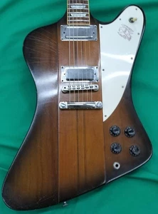 Gibson FireBird model Sunburst W/Hard case Electric Guitar Used From Japan - Picture 1 of 13