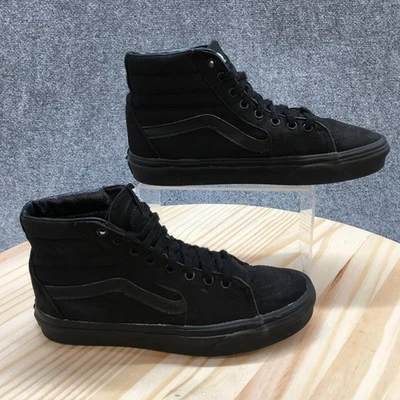 Vans Zapatos Mujer 8.5 Off The Wall Tenis Negro Con Cordones Informales Parte Superior Alta 500714 Foto 1 de 4