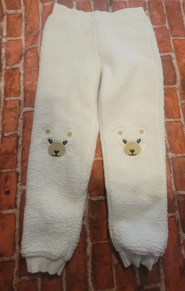 Pantalones deportivos Gymboree para niñas marfil difusos oso aventura nórdica talla 7 guc Foto 1 de 1