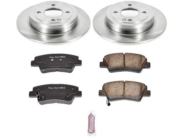 Kit de pastillas de freno trasero y rotor para Hyundai Accent 2012-2022 2013 2014 2015 GQ149CX Foto 1 de 1