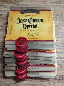 1 X Jose Cuervo Especial Tequila Bottle Label 1 Liter Ora Hecho En Mexico *SALE* - Picture 1 of 9