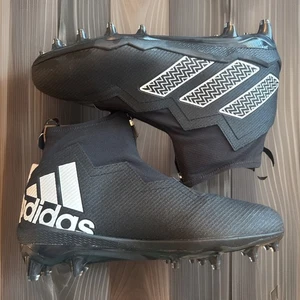ADIDAS NASTY FLY 2.0 FOOTBALL CLEATS BLACK METALLIC GV8309 MENS SIZE 11 $140 - Picture 1 of 6