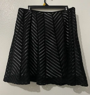 Falda Worthington acampanada forrada para mujer talla 18 multicolor Foto 1 de 4