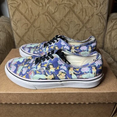 RARO Zapatillas Vans X Disney Princesa Jazmín Edición Limitada Mujer’s 8.5 Foto 1 de 4