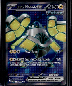 Pokemon Iron Hands ex 223/182 Secreto Raro Ultra Raro Paradox Rift 2023 Casi Nuevo - Imagen 1 de 2