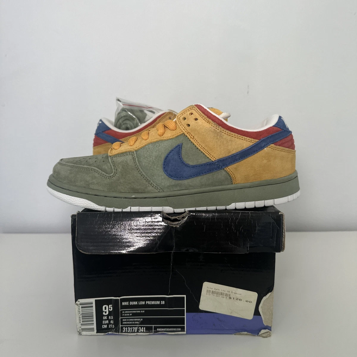 新品未使用NIKE DUNK LOW PREMIUM SB PuffNStuff Buy Nike Dunk Low Premium SB 'Puff N Stuff' - 313170 341 | GOAT