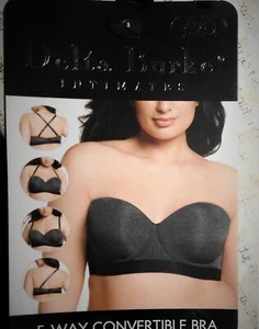 Sujetador camiseta convertible de 5 vías Delta Burke negro para mujer - Imagen 1 de 3