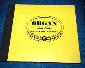 ORGAN INTERLUDES Conqueror Records 78rpm Box Set Angela Mia La Rosita The Rosary - Bild 1 von 17