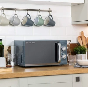 Russell Hobbs Inspire Mikrowelle RHM1731G 700W manuell 17L 5 Leistungsstufen - grau - Bild 1 von 4