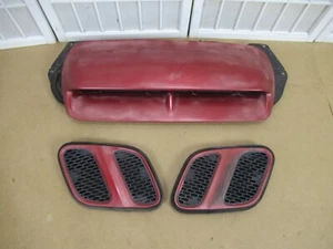 97-01 Subaru Impreza 4pc OEM Hood Scoop Cowl Induction Splitter Vent Set OEM - Foto 1 di 17