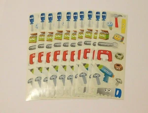 Mrs. Grossman's Stickers Lot of 10 Strips ~Cutie Tools~ 2007 Scrapbooking - Picture 1 of 1