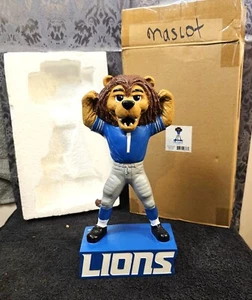 Detroit Lions "Roary 1" Mascota Jardín Coleccionable 12 pulgadas Estatua - Imagen 1 de 4