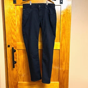 INC International Concepts Jeans Mens 34x32 Slim Straight Black - Picture 1 of 13
